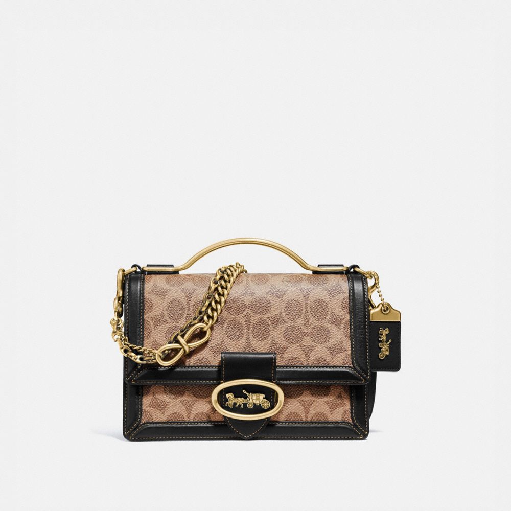 COACH 蔻驰 RILEY系列 女式单肩风琴包 73937 88VIP会员折后￥2279.43包邮包税 2色可选